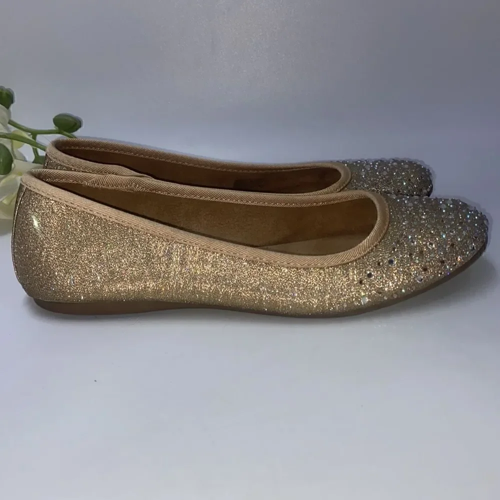 Style & Co Rhinestone Flats 6
